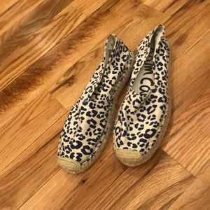Sam Edelman blue leopard espadrille Flats